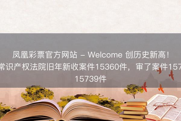 凤凰彩票官方网站 - Welcome 创历史新高！广州常识产权法院旧年新收案件15360件，审了案件15739件